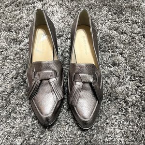 Metallic Loafers